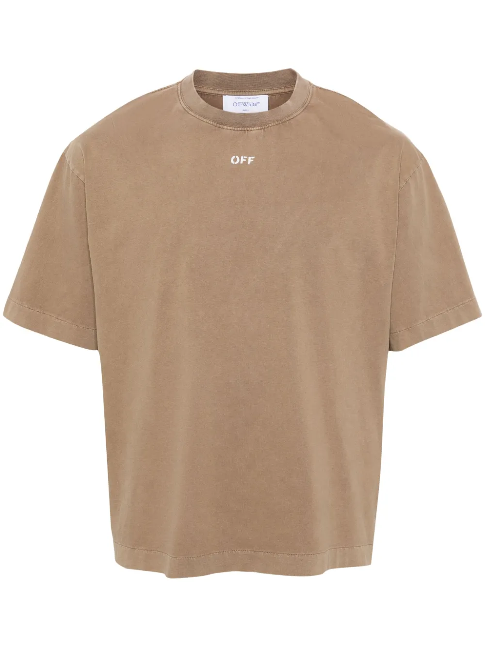 Off-White S.Matthew Skate katoenen T-shirt Bruin