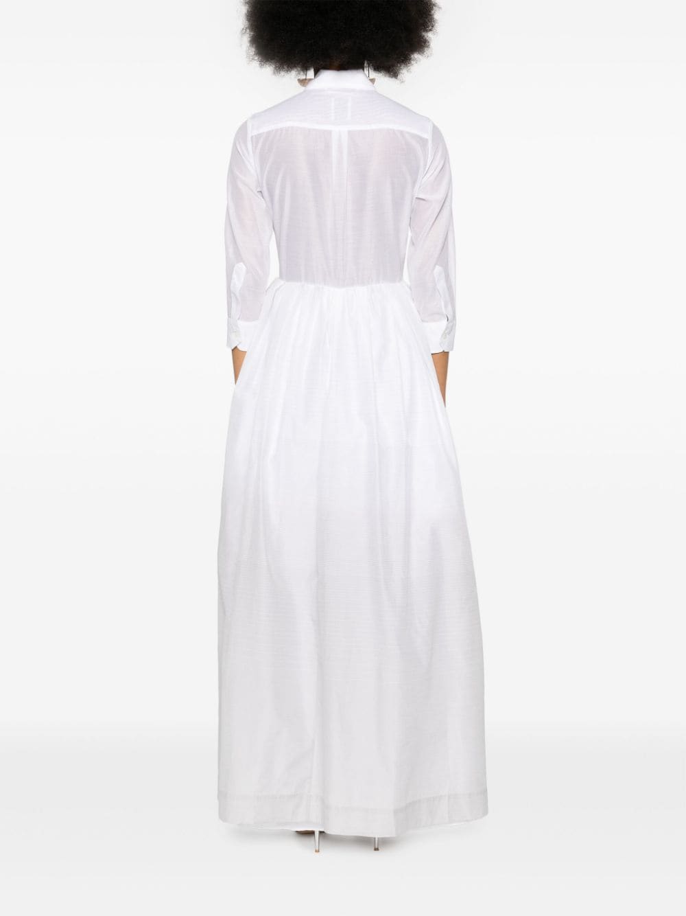 Shop Sara Roka Edna Maxi Dress In White