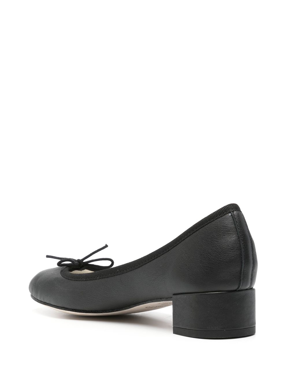 Shop Repetto Camille 30mm Ballerina Shoes In Black