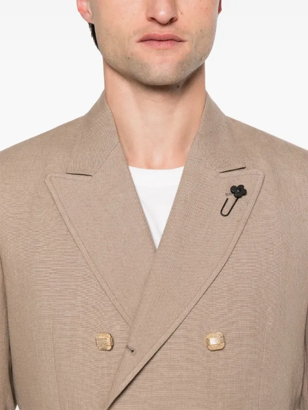Lardini リネン ダブルジャケット - Farfetch