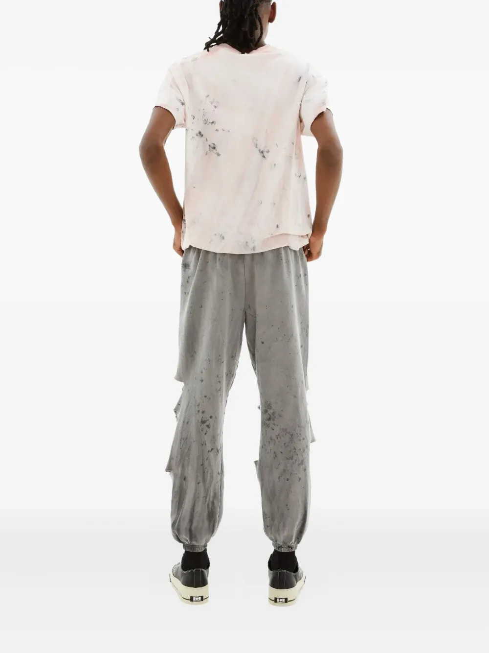 Westfall Distressed Track Pants In Multi