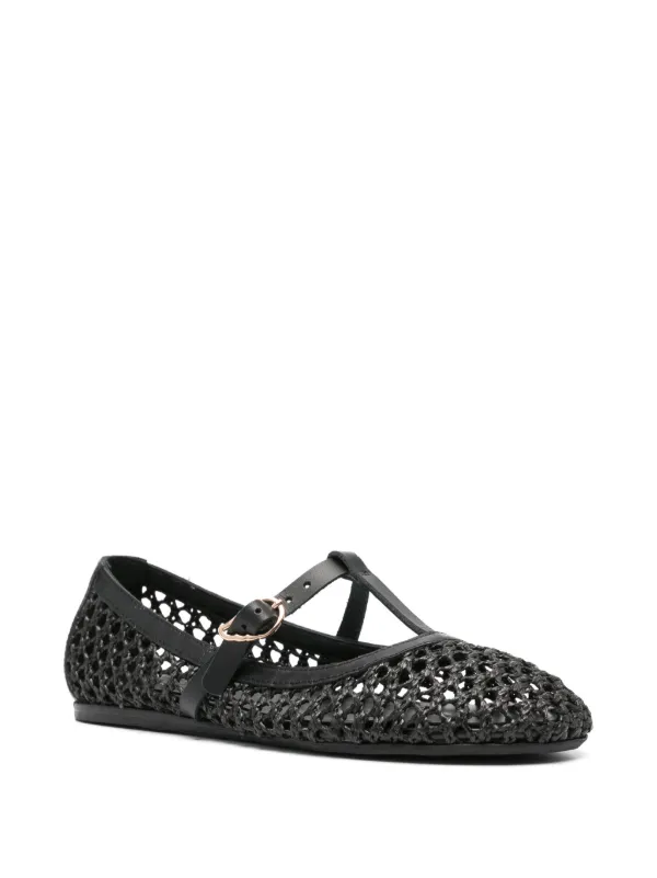 サンダル・ミュール ANCIENT GREEK Women Sandals RIA BLACK Ancient Greek Sandals Aerati Raffia Ballerinas | Black