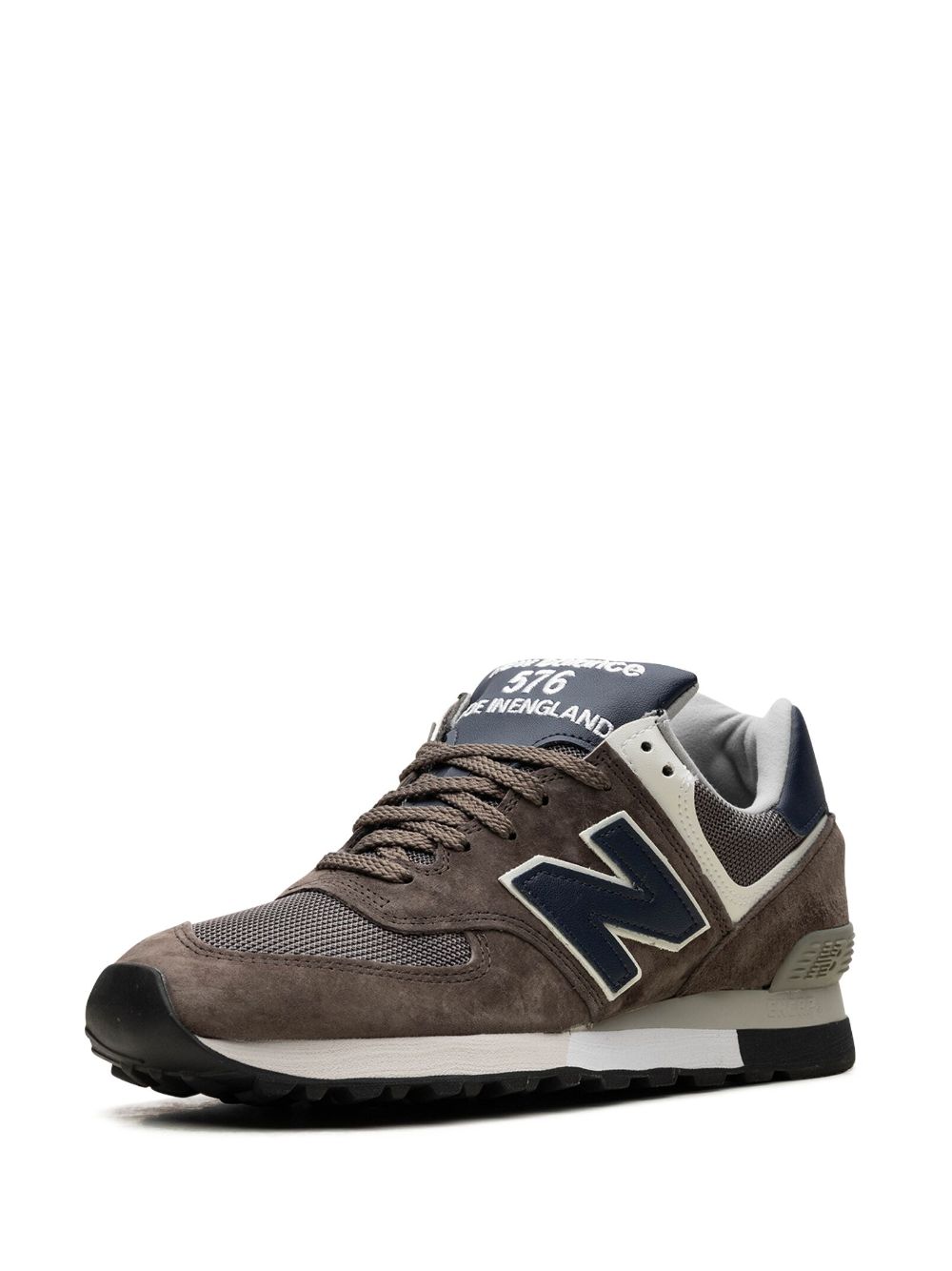 Shop New Balance 576 Suede Sneakers In Brown