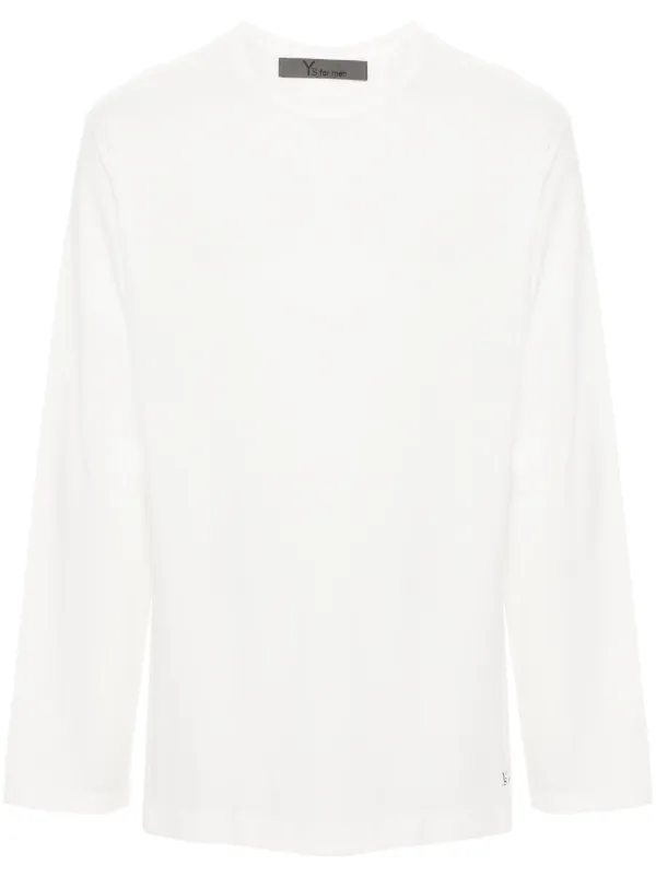 【Y’s】ロゴ ホワイト Tシャツ 半袖 Y's ロゴ Tシャツ | ホワイト | FARFETCH JP