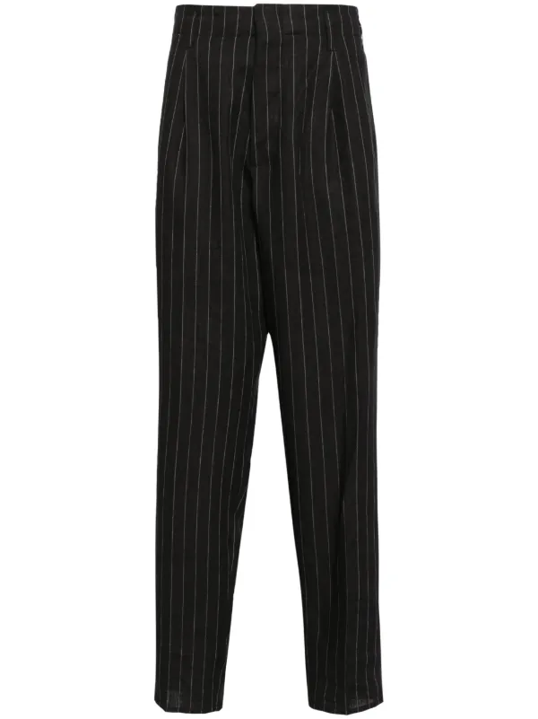 パンツ BRUNELLO CUCINELLI Striped canvas trousers in viscose and co 23053020_53261939_600.jpg