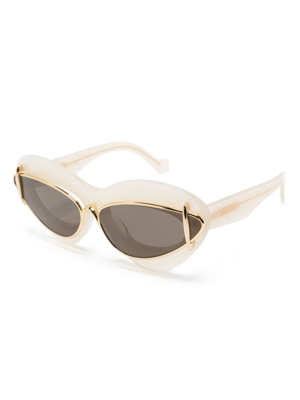 LOEWE EYEWEAR Zonnebril met oversized montuur - Beige