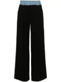 Christopher Esber Deconstruct wide-leg trousers - Black