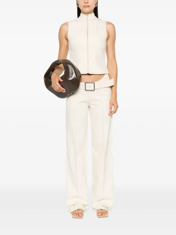 【関税込み】Aya Muse ブラック Vesta トップス Aya Muse Gali Vest | Neutrals | FARFETCH