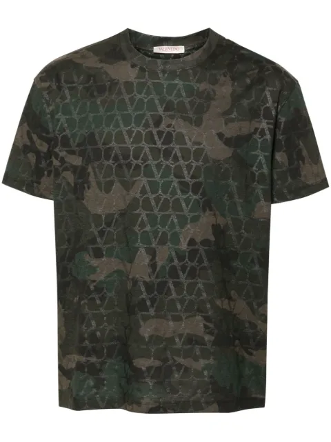 Valentino Garavani Toile Iconographe Camouflage-print T-shirt