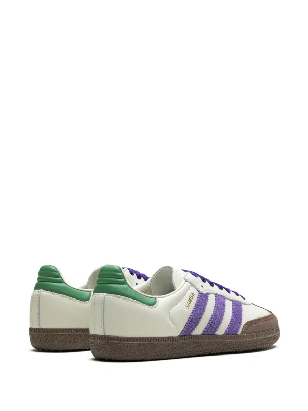 Adidas samba bianche verdi online