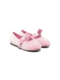 Age of Innocence Mia velvet ballerina shoes - Pink