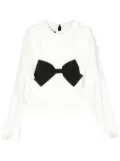 Edward Achour Paris bow-embellished blouse - White