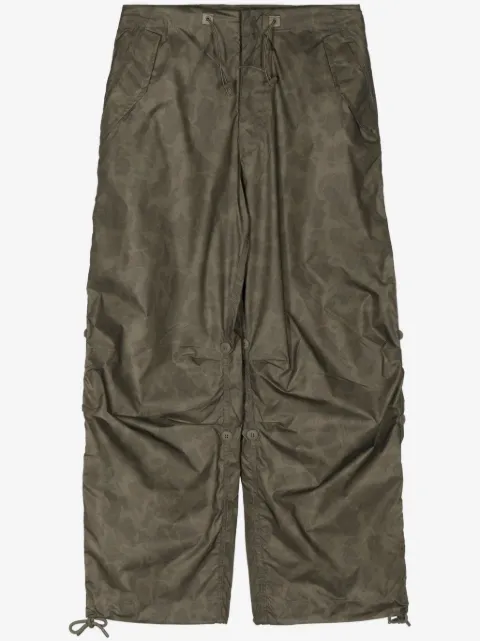 Alpha Industries pantalones rectos con cordones en la pretina