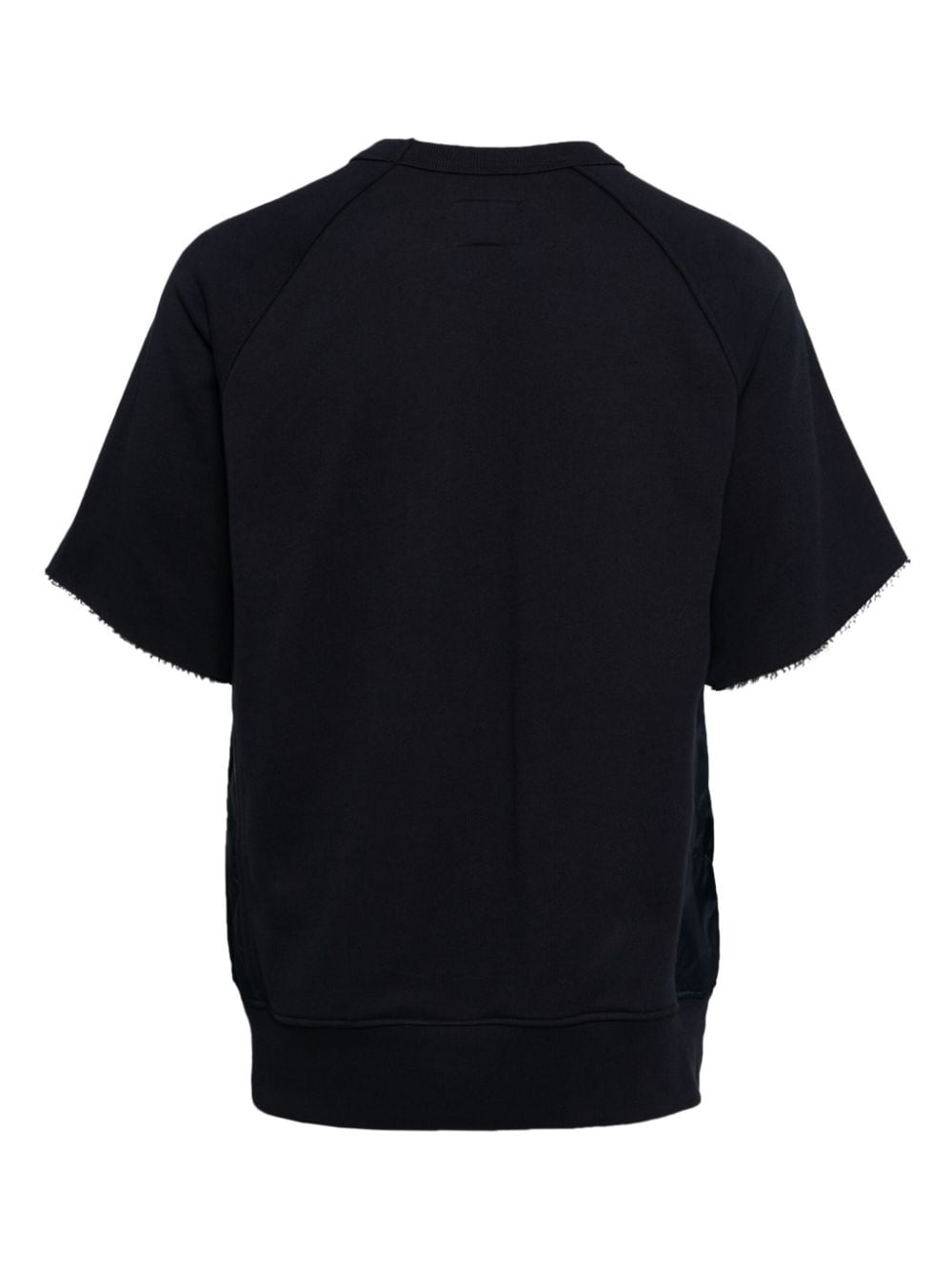 Shop Alpha Industries Logo-patch Short-sleeve Sweatshirt In Blue