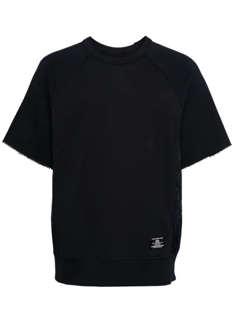 Alpha Industries logo-patch short-sleeve sweatshirt