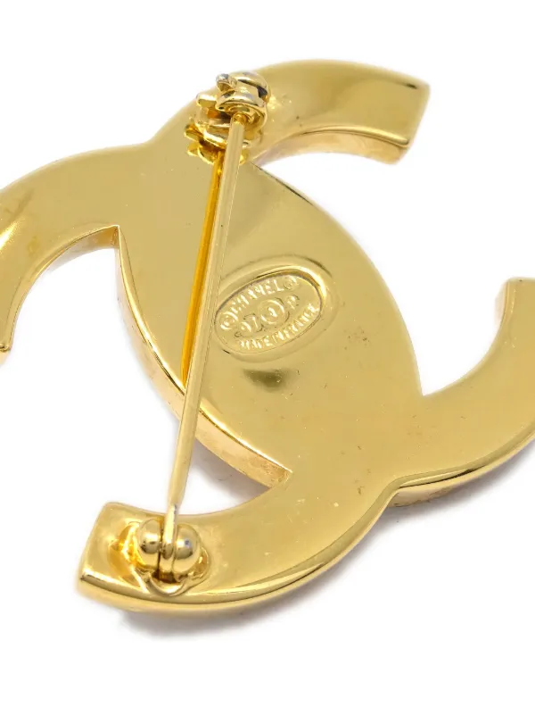 CHANEL Pre-Owned 1997 rhinestone-embellished CC turn-lock