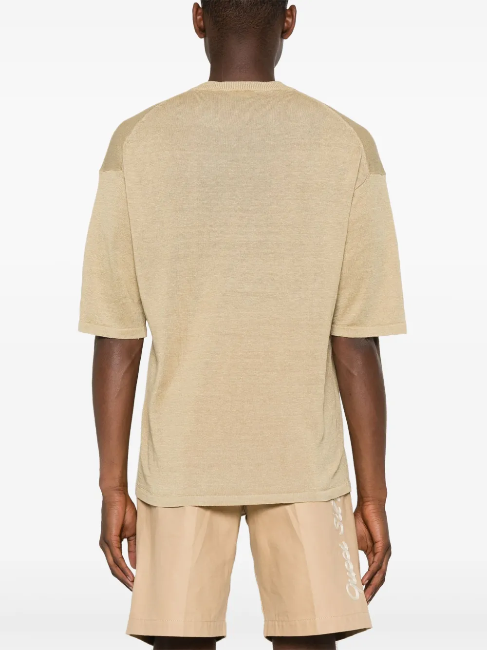 Roberto Collina Linnen T-shirt Beige