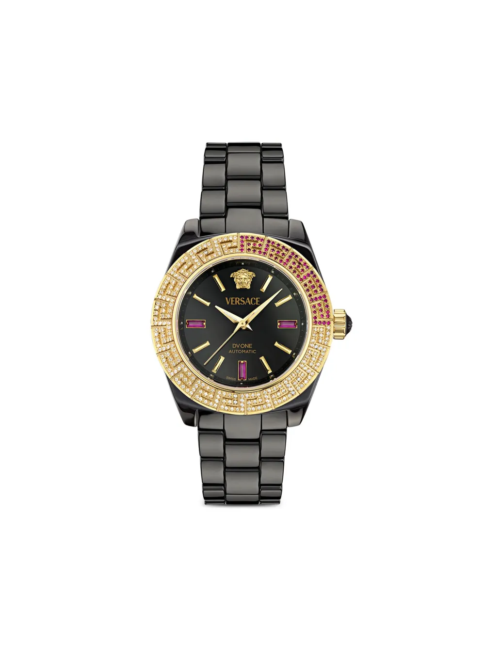 Versace DV One 40mm 腕時計 - ブラック Versace DV One 40mm 腕時計 - ブラック