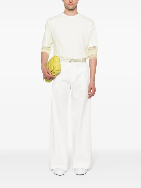 Jil Sander レイヤード ロングTシャツ | ホワイト | FARFETCH JP