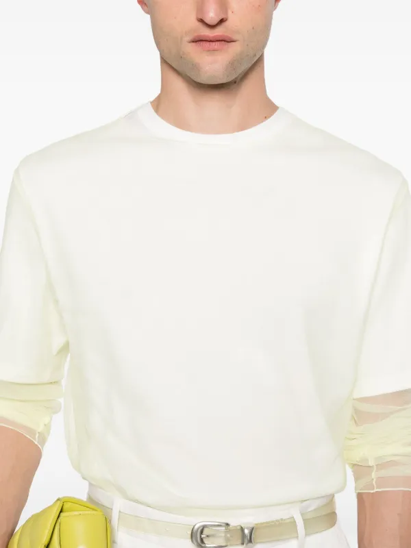 Jil Sander レイヤード ロングTシャツ | ホワイト | FARFETCH JP