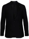 Tagliatore knitted silk-blend blazer - Blue