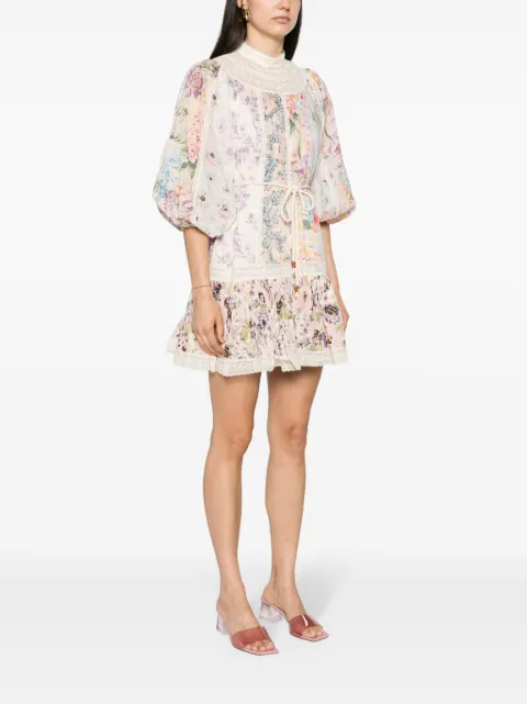 ZIMMERMANN Halliday floral-print minidress 9830DSS241 - 2
