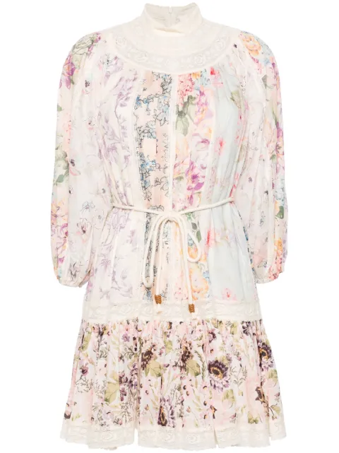 ZIMMERMANN Halliday floral-print minidress