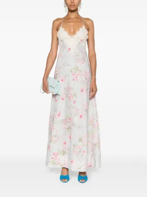 未着用美品　ZIMMERMANNジマーマン　麻ドレス Zimmermann】石井美保さん着用 HALLIDAY LACE FLOWER DRESS