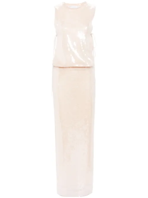 Robe longue Lucent à sequins - Christopher Esber - Modalova