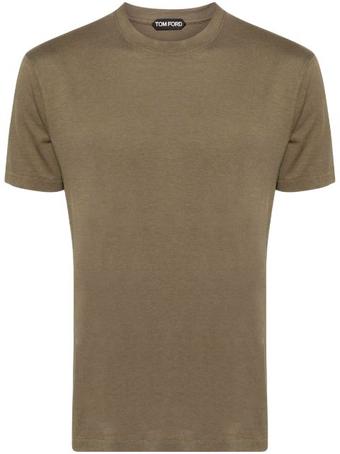 TOM FORD logo-embroidered jersey T-shirt Men