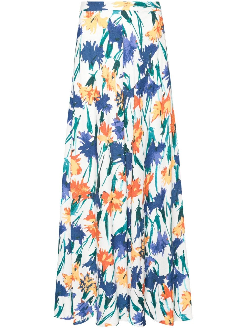 Florencia floral-print maxi skirt
