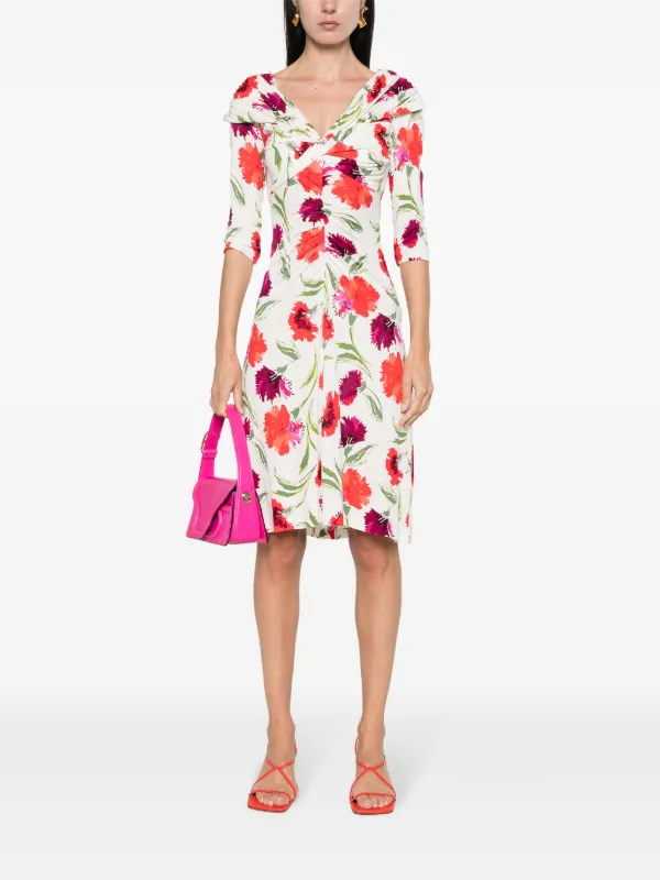 DVF Diane Von Furstenberg Jim floral-print Midi Dress
