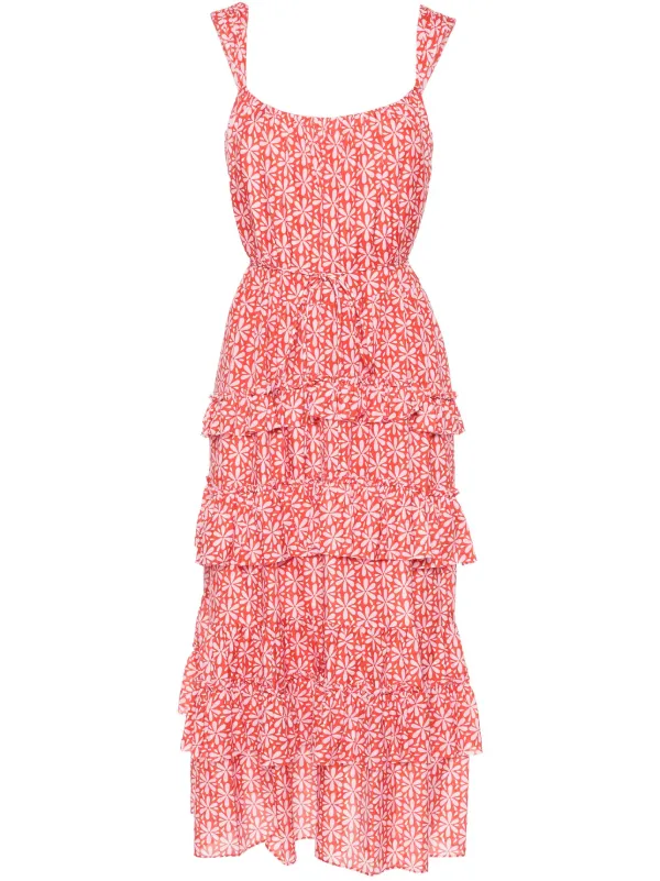 open lace back dress DVF Red Silk Jersey Wrap Dress