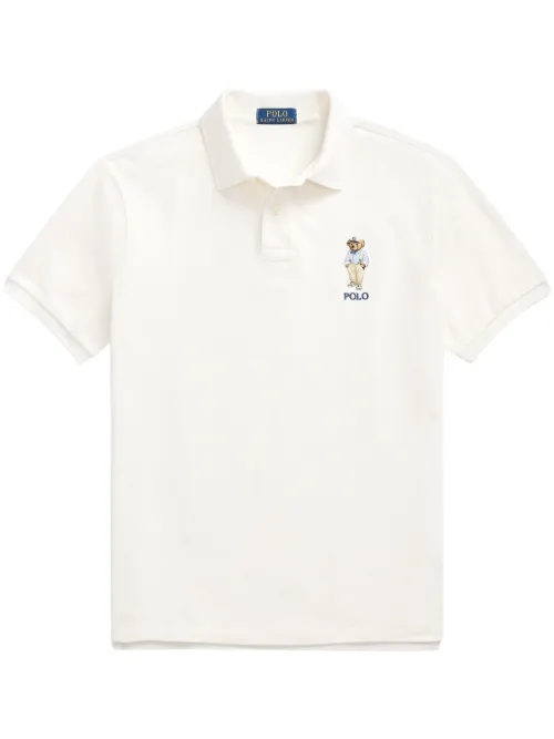 Polo en coton à motif Polo Bear - Polo Ralph Lauren - Modalova