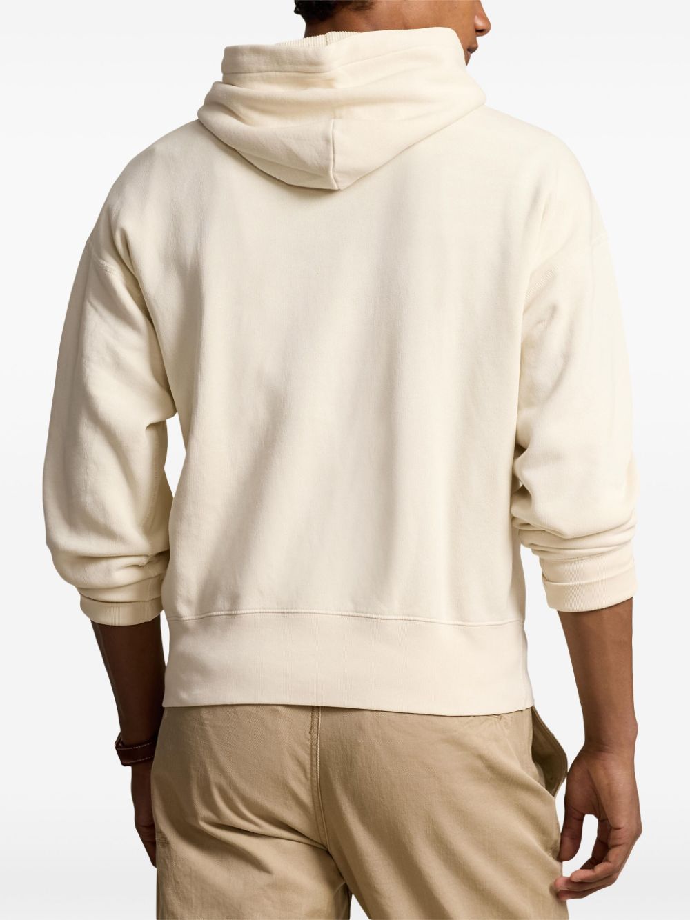 Shop Polo Ralph Lauren Seasonal Fleece Sweatshirt In Nude