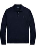 Polo Ralph Lauren long-sleeved wool polo shirt - Blue