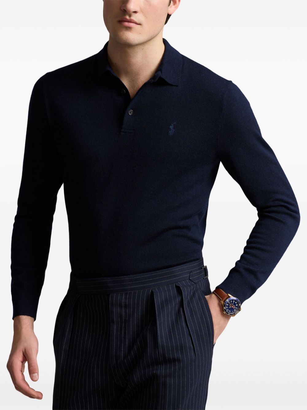 Polo Ralph Lauren long-sleeved wool polo shirt Men