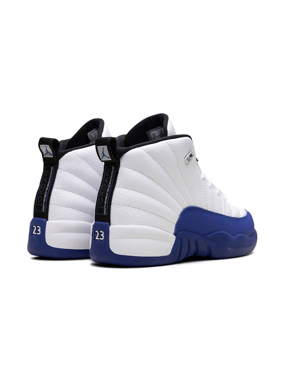 Jordan Kids Air Jordan 12 "Wizards White Black Game Royal" sneakers Wit