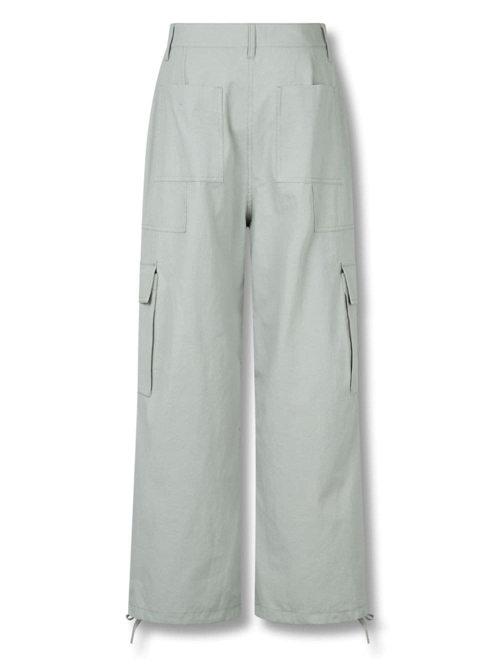 STUDIO TOMBOY wide-leg cotton cargo trousers - Grijs