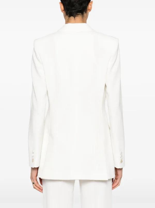 Max Mara Plinio single-breasted Blazer | White | FARFETCH