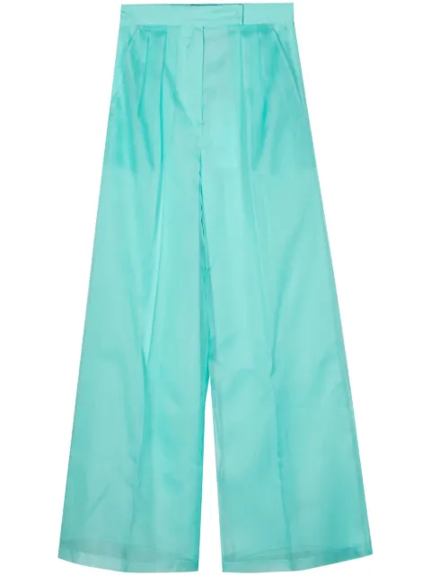 Max Mara wide-leg silk trousers