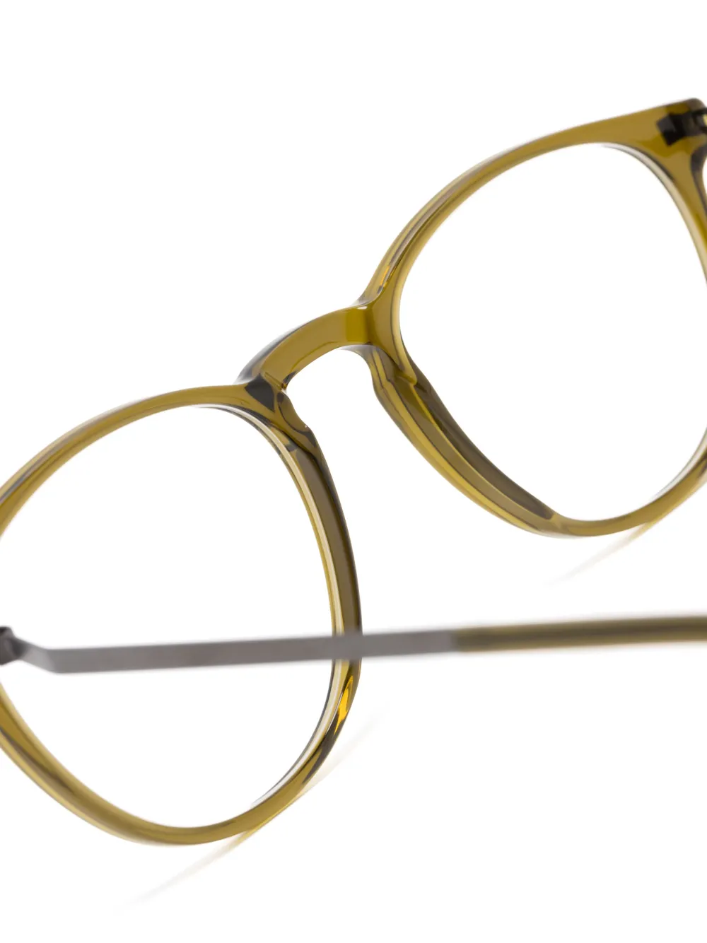 Mykita Nukka bril met rond montuur Groen