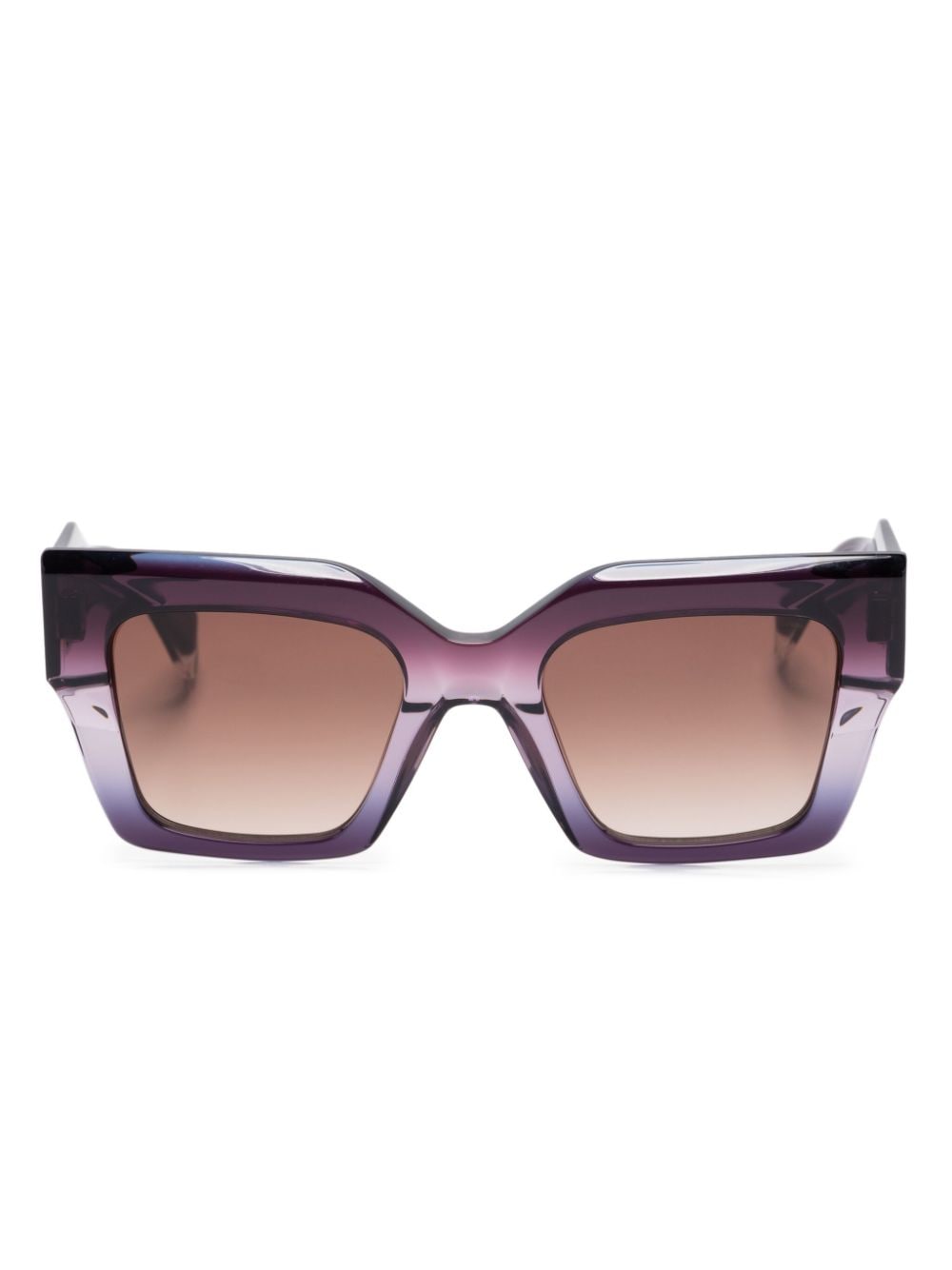Gigi Studios Kendall Sqquare-frame Sunglasses In 紫色