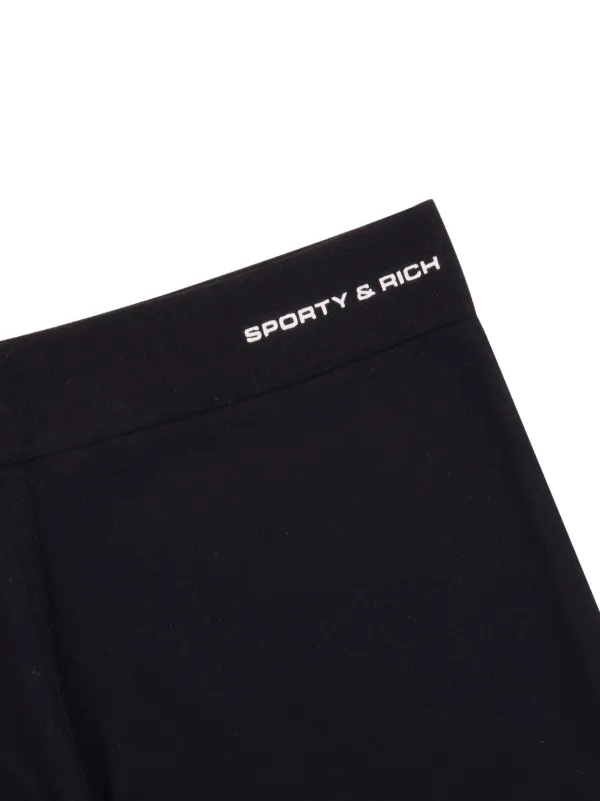 Sporty & Rich ショートパンツ | ブラック | FARFETCH JP