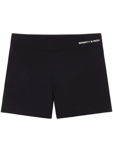Sporty & Rich logo-print shorts