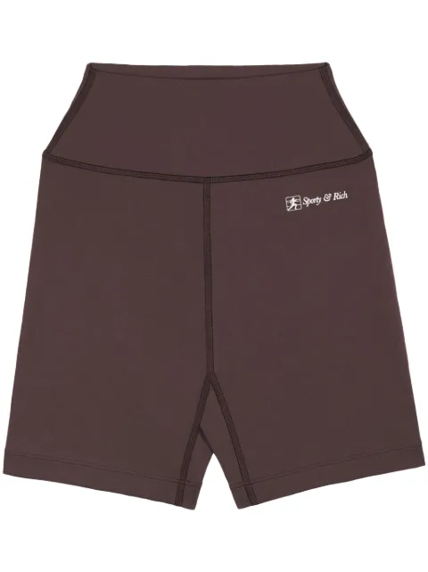 Sporty & Rich shorts con logo estampado