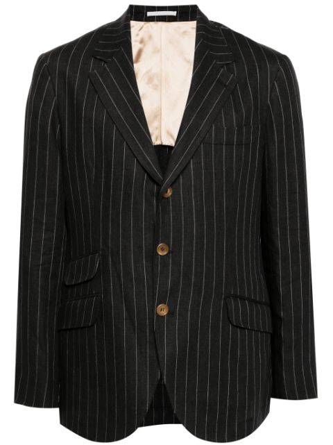 Brunello Cucinelli pinstripe virgin wool blazer Men