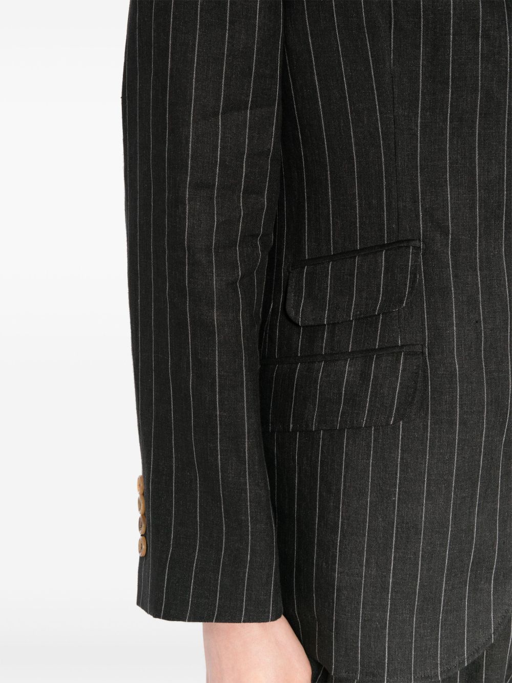 Brunello Cucinelli pinstripe virgin wool blazer Men