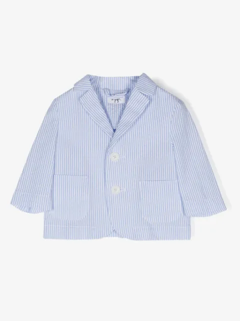 Il Gufo striped seersucker blazer