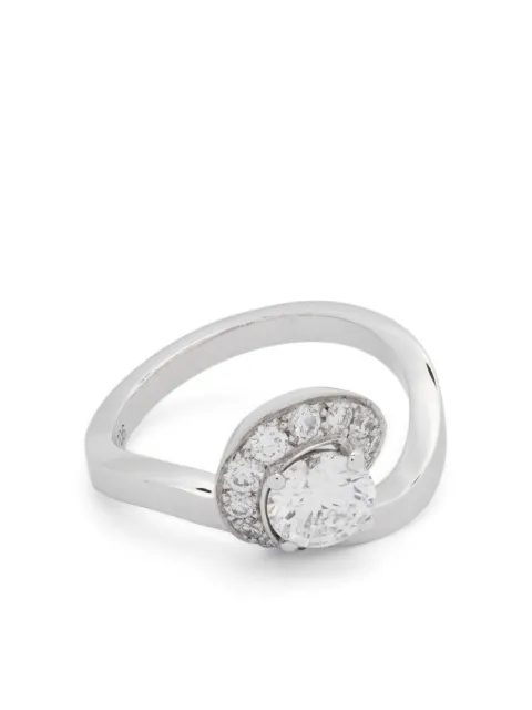 Loyal.e Paris 18kt Amour Éternel Weißgoldring mit Diamanten